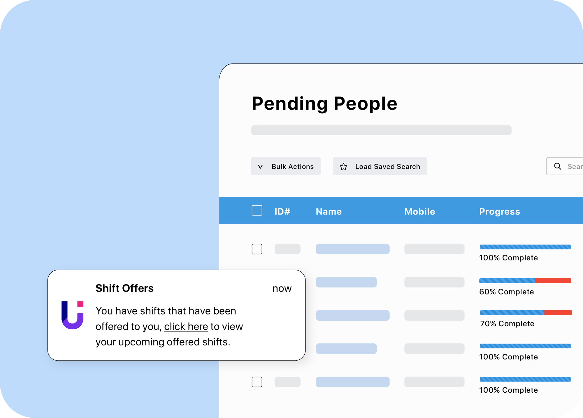 Employee management software for hospitality