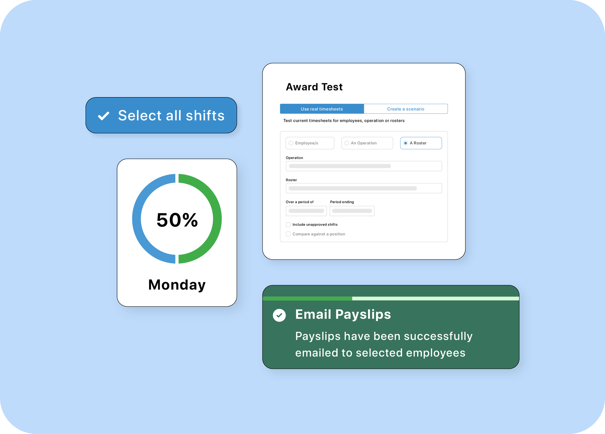 Payroll software for logistics