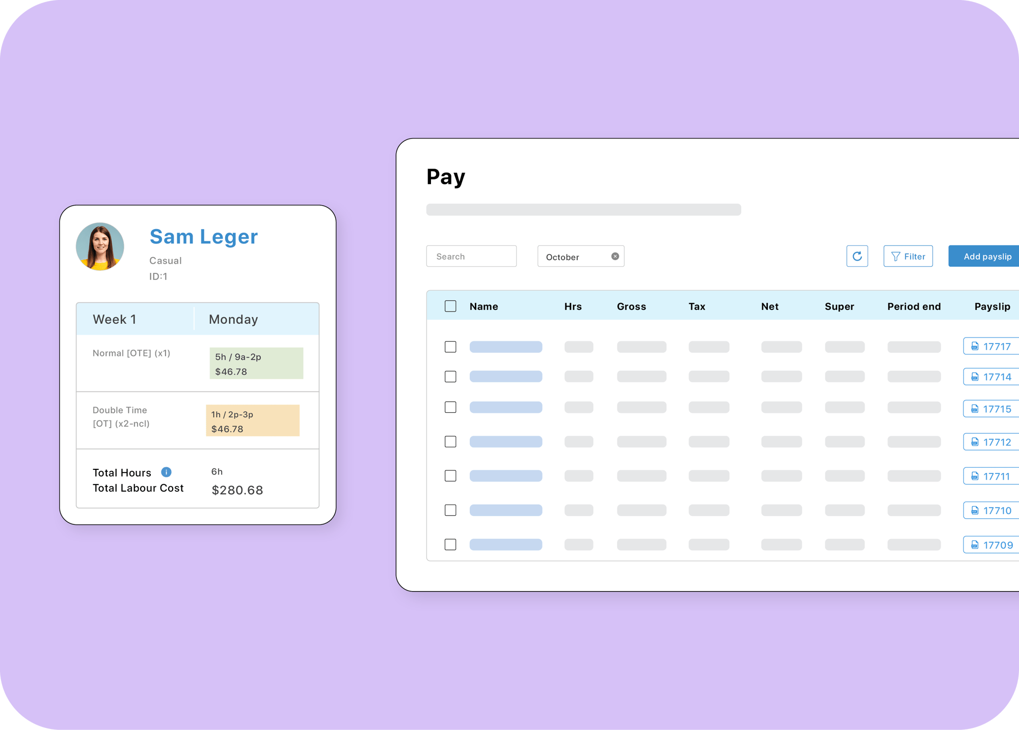 Payroll software for health clubs