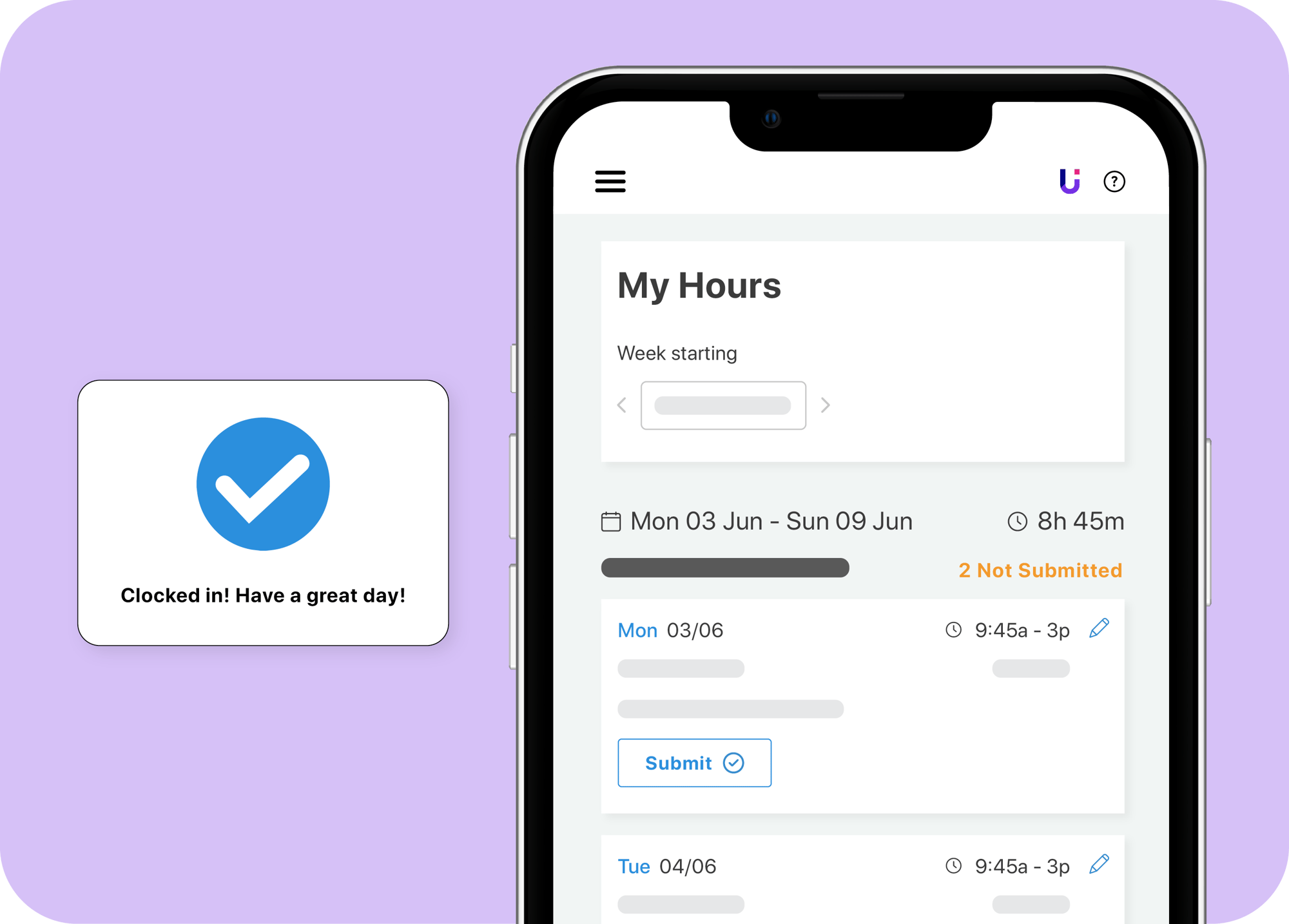 foundU's time and attendance software for labour hire