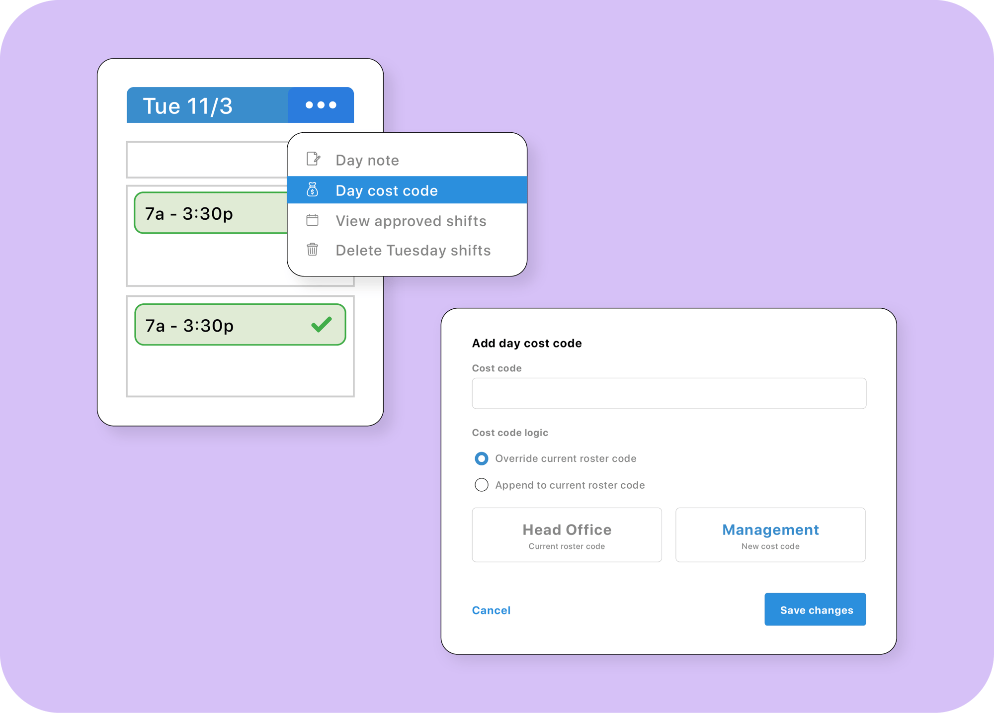 foundU's delivering costing feature