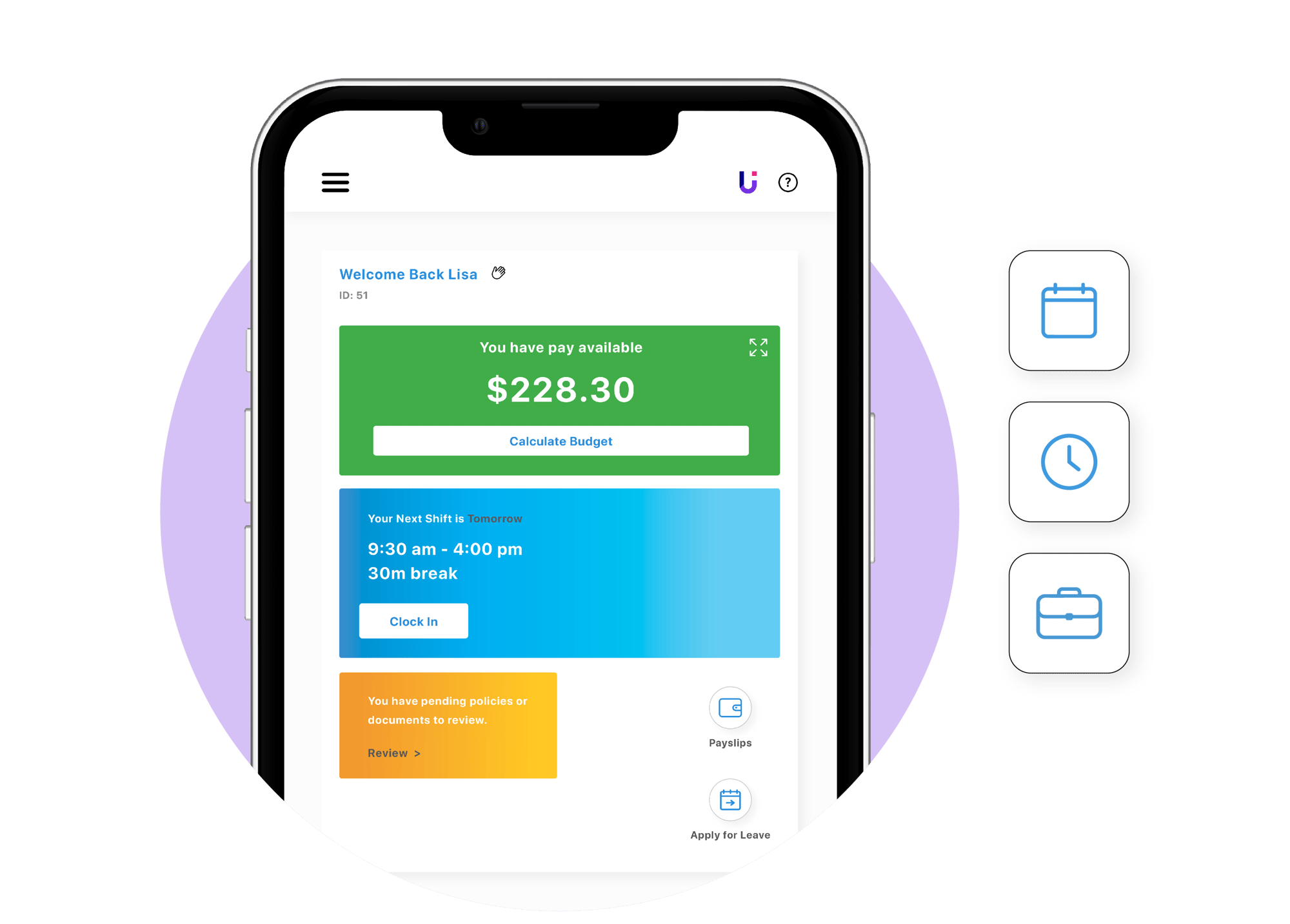 foundU's employee app