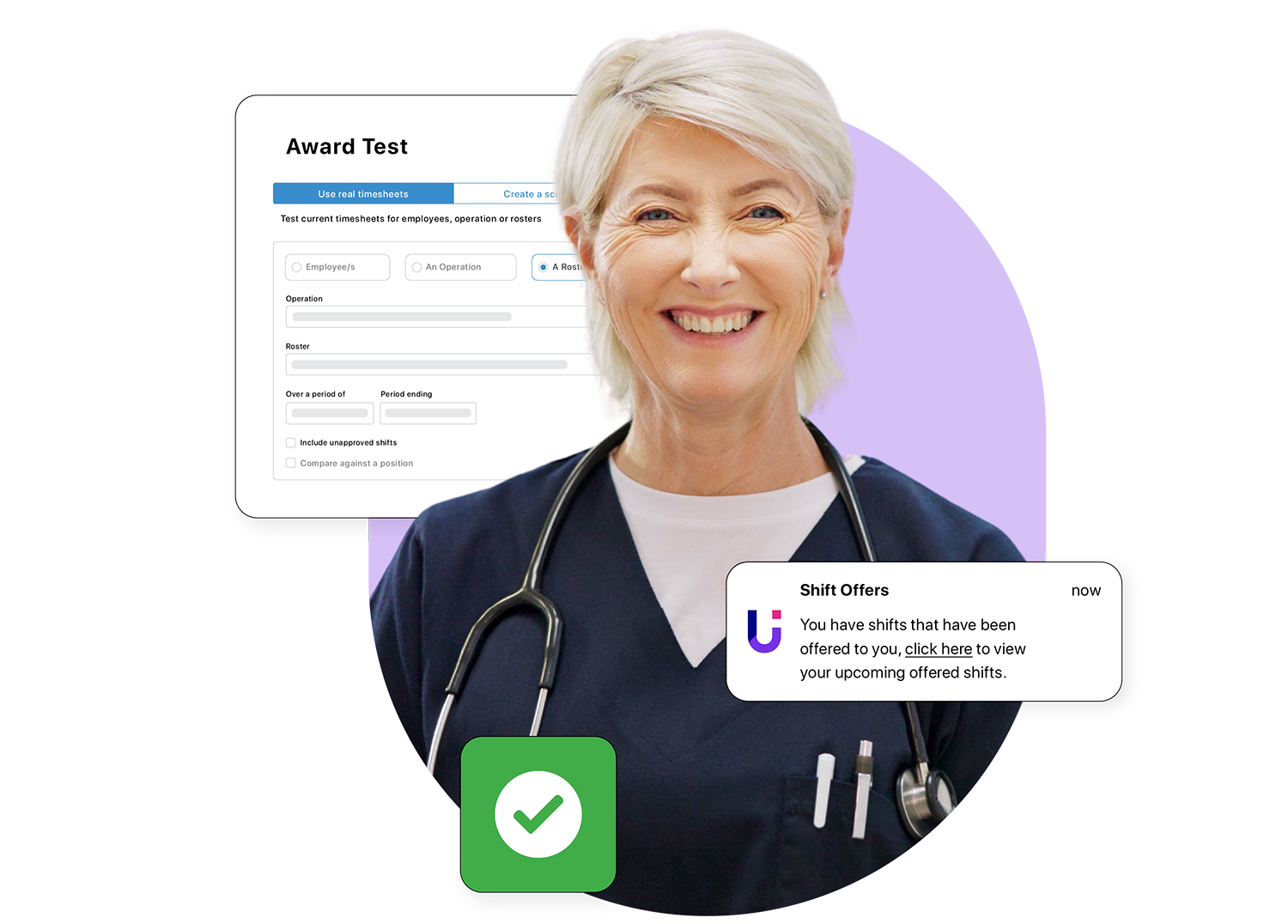 Aged care employee