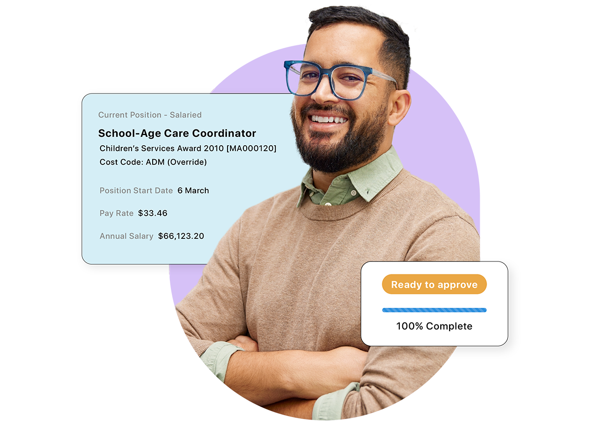 A childcare worker