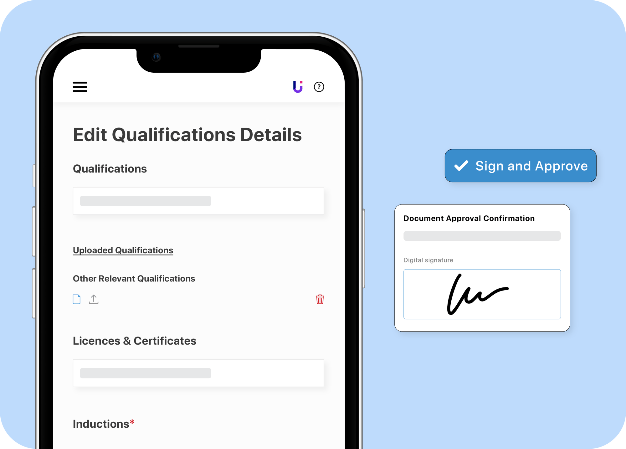 Employee onboarding app
