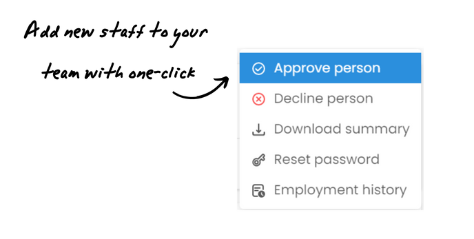 Add new staff to your  team with one-click  - KnowledgeBase - v1 041022