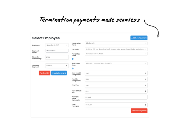 Making ETP Payment