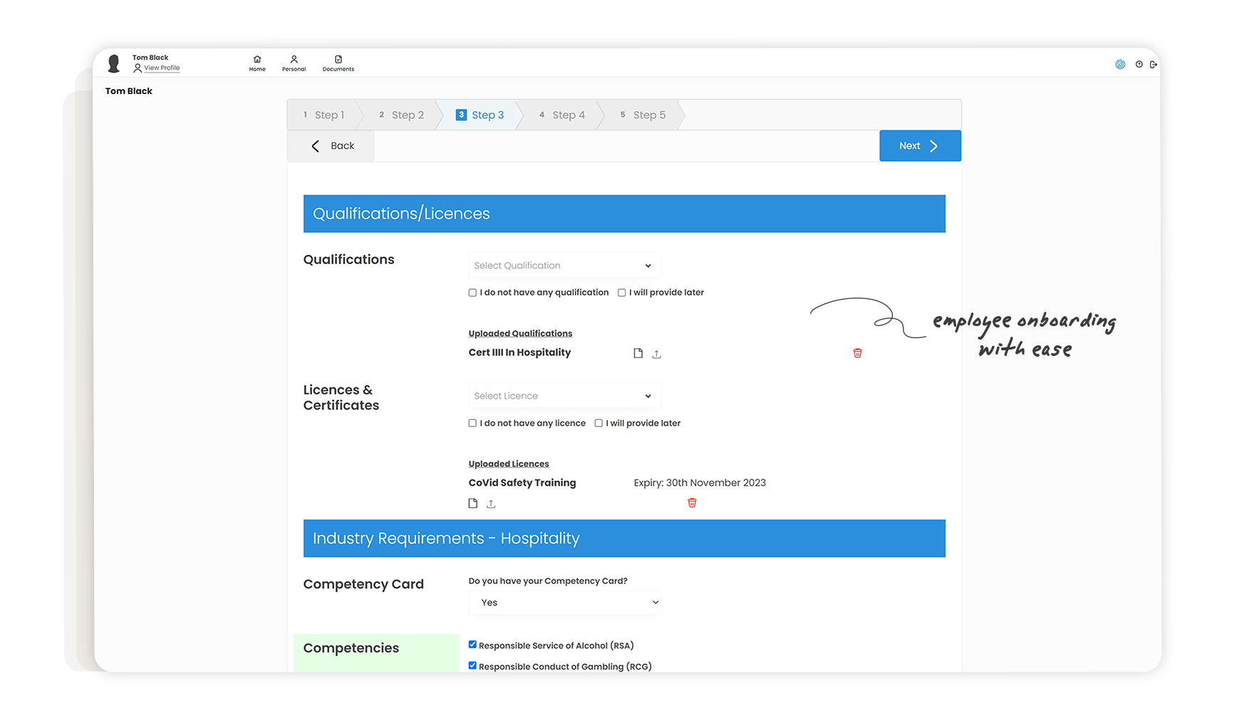 foundU employee onboarding software