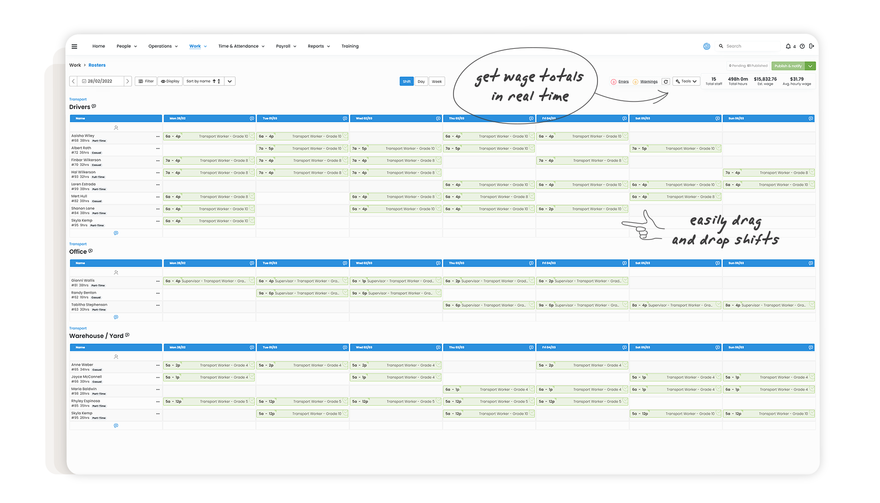 foundU employee scheduling software